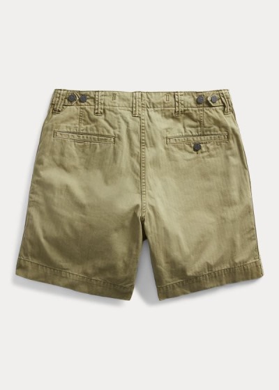 Pantalones Cortos Ralph Lauren Hombre Verde Oliva - Field - UDKIA5703